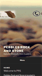 Mobile Screenshot of pebblesrockandstone.com.au